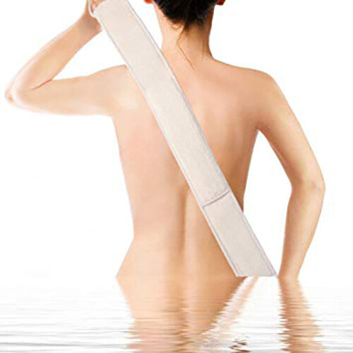 Soft Natural Sisal Fiber Back Strap Exfoliator Scrubber Spa Body Skin