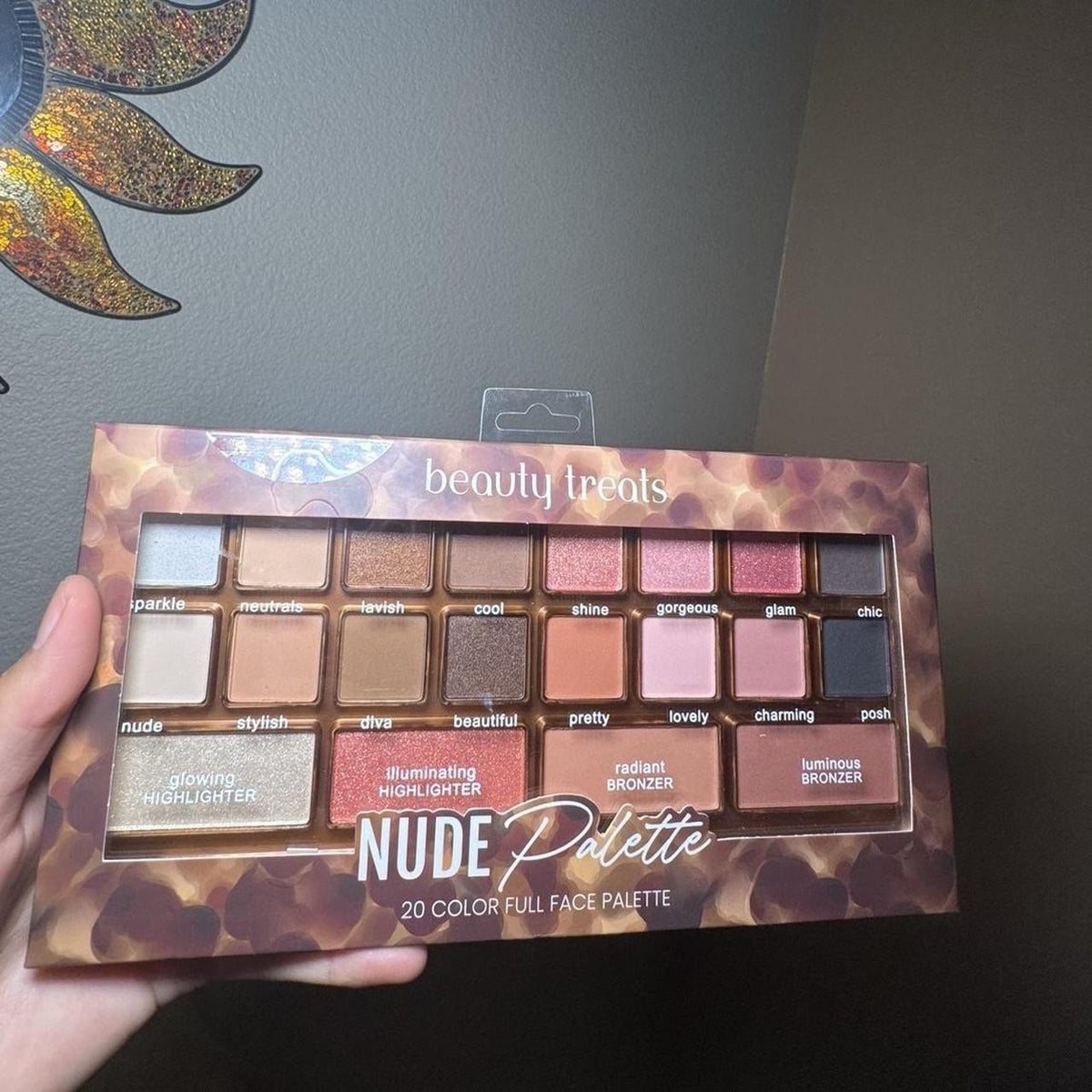 Nude Eyeshadow Palette - 20 Color Full Face Makeup Set