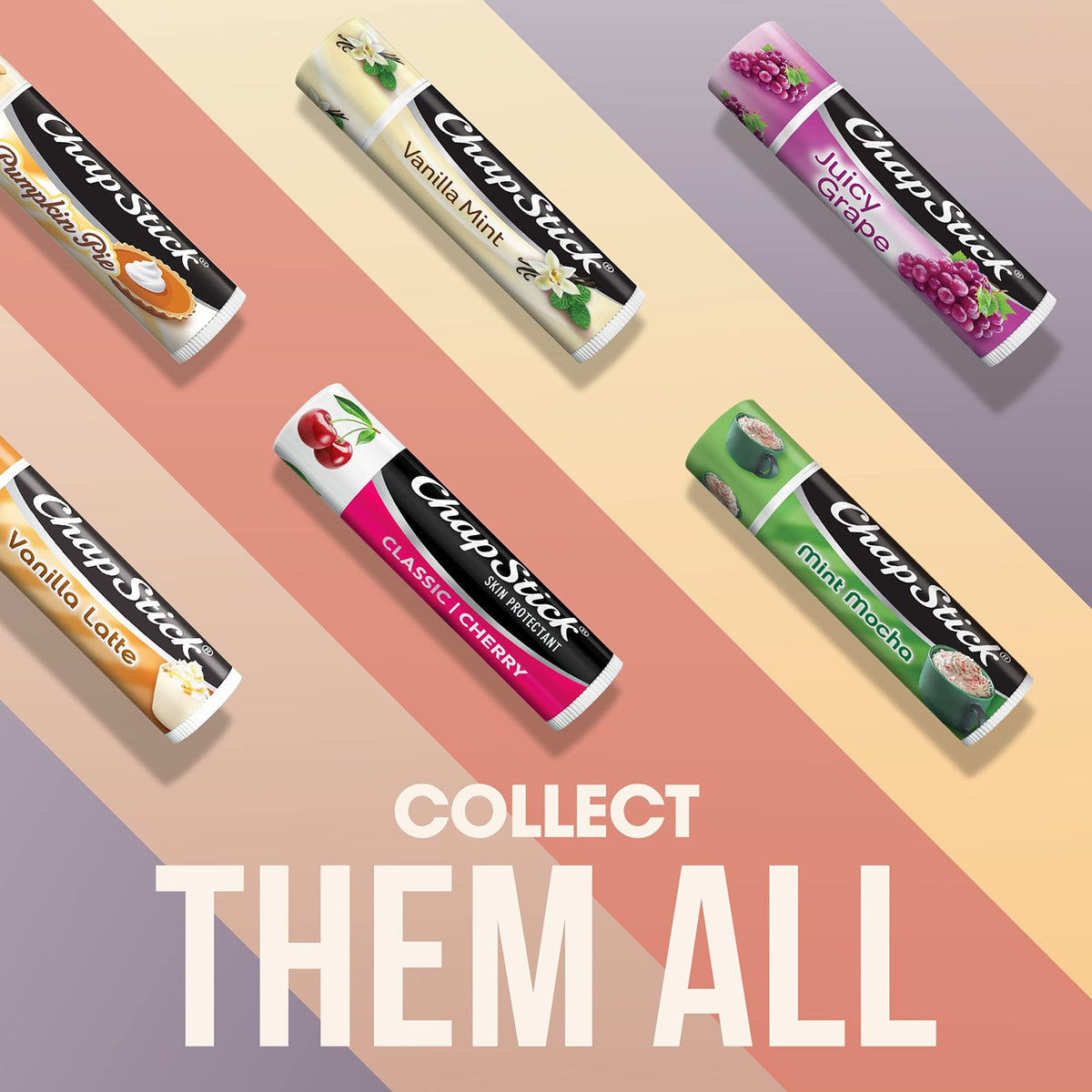 Lip Balm Set - Flavored Moisturizing Lip Care for Chapped Lips, 3 Pack
