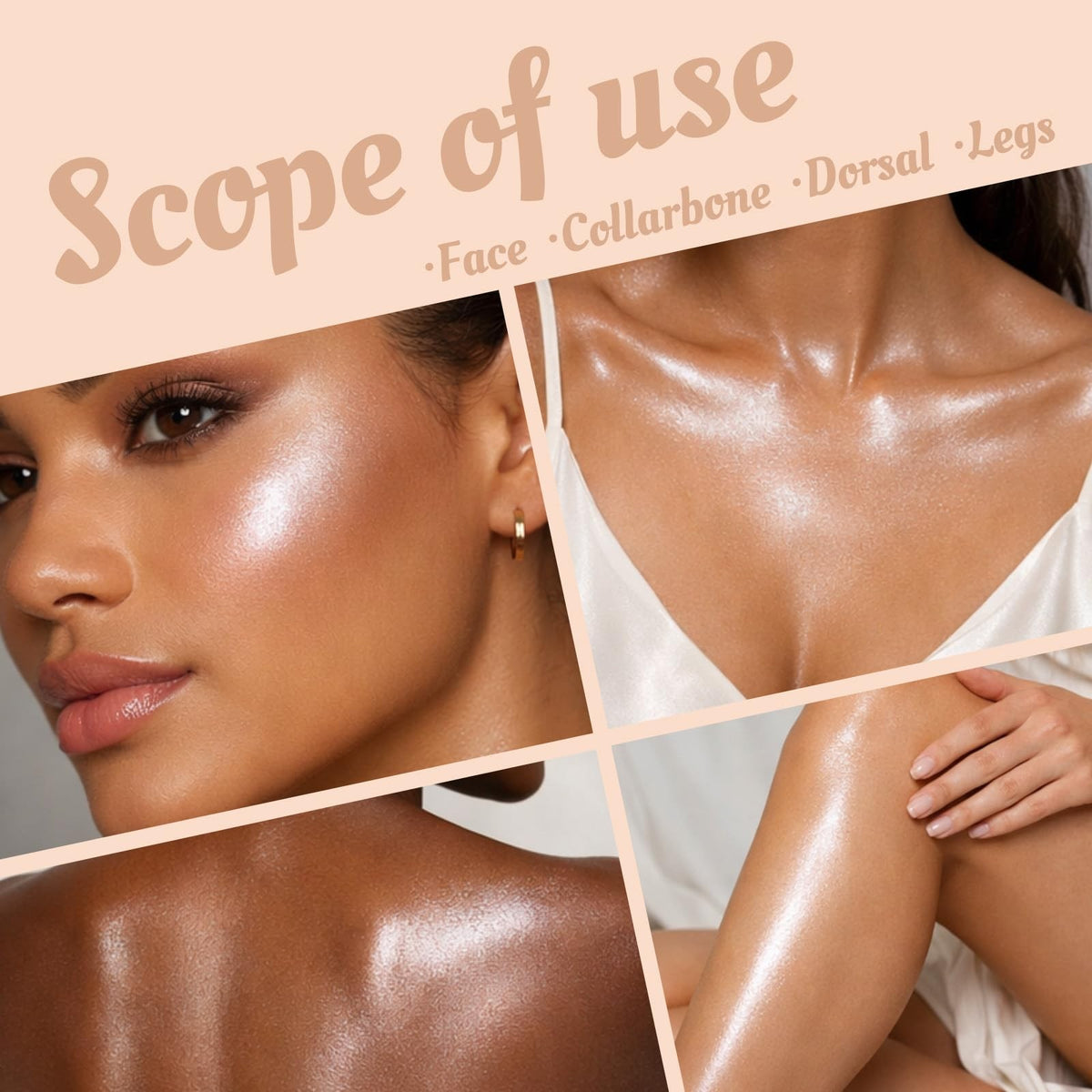 Highlighter Makeup Powder Pearl White 1 Ounce – Multiuse Radiant Glow