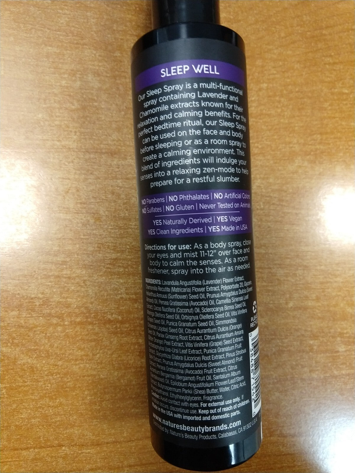 Nature's Beauty SLEEP Lavender Chamomile Spray, Butter, Lotion