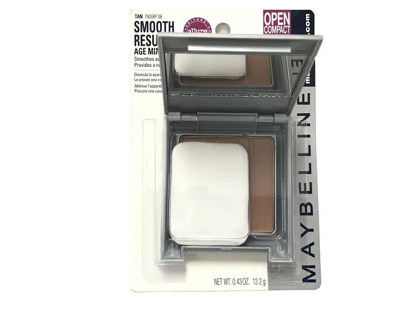 Maybelline Age-Minimizing Pressed Face Powder in Tan - 12.2g, New