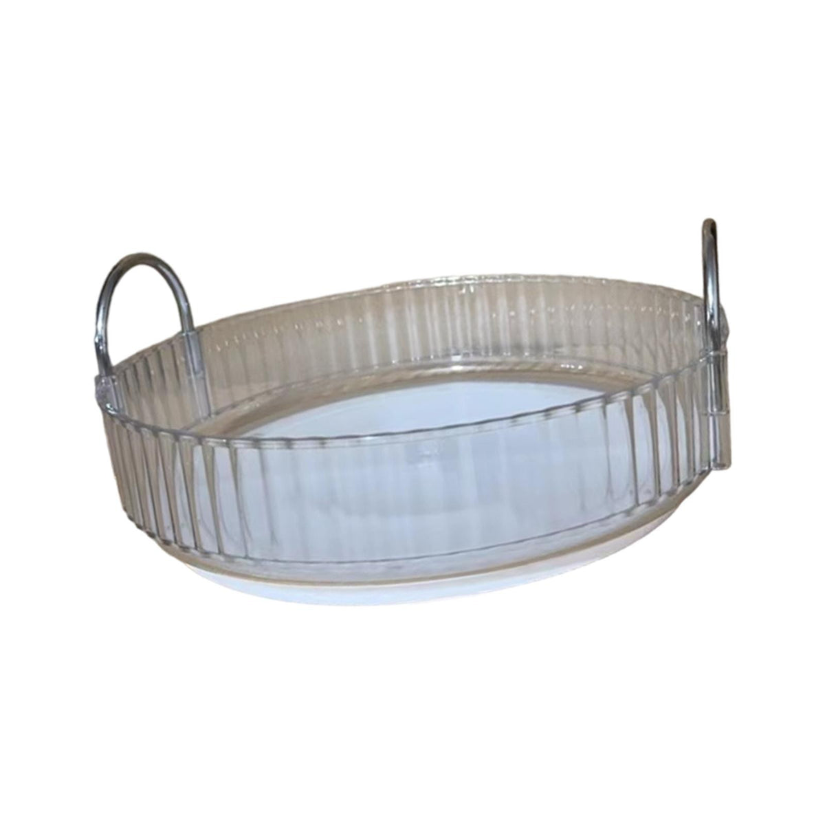 Makeup Storage Organizer 1 Layer Fruit Tray for Vanity Countertop