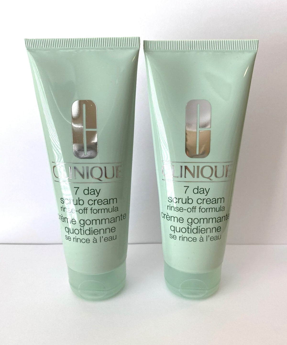 2x Clinique 7 Day Scrub Cream Rinse-Off Formula 3.4 Oz/100ml Each NEW