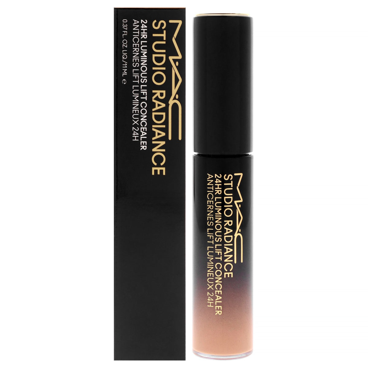 MAC 24HR Luminous Concealer NW18 Beige - Medium Buildable Coverage
