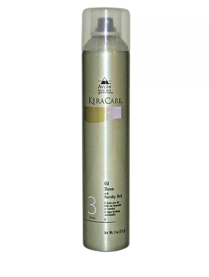 KeraCare Oil Sheen with Humidity Block - 10 oz Hair & Skin Shine Spray