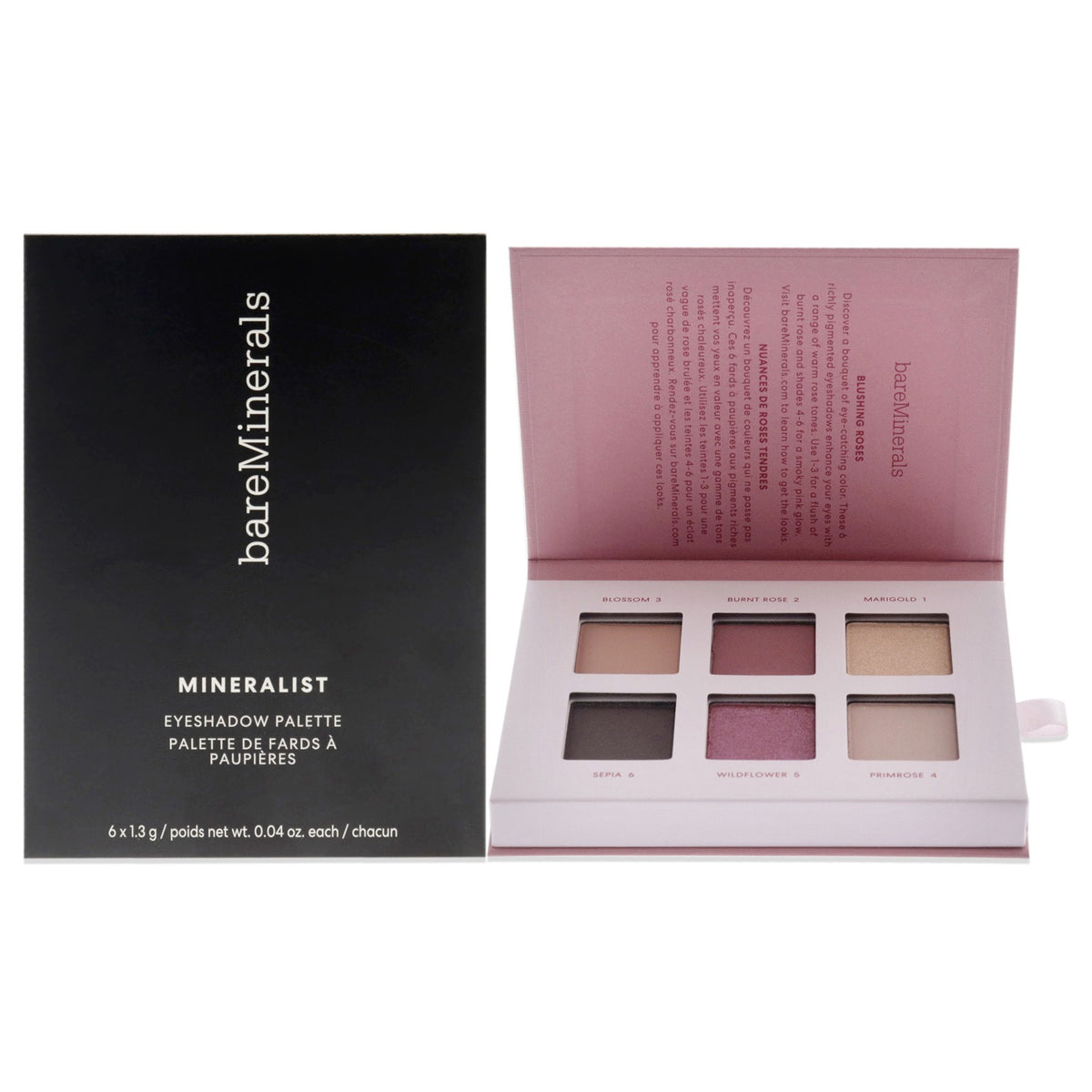 Mineralist Eyeshadow Palette Rosewood 2-Pack - Vegan, Talc-Free, Rich Pigment