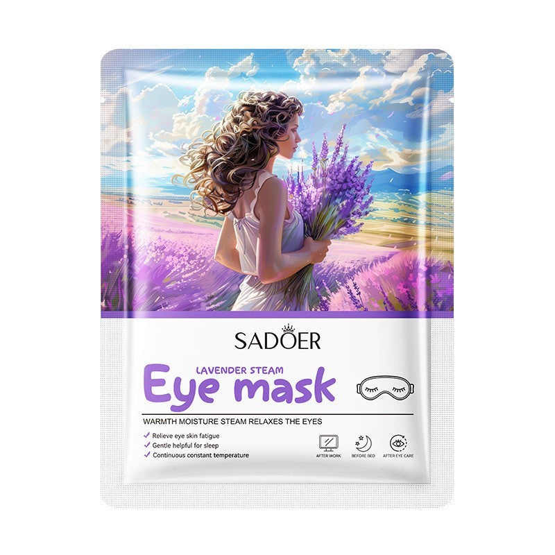 Lavender Steam Eye Masks 10 Pack - Moisturizing & Relaxing Eye Care Sheets