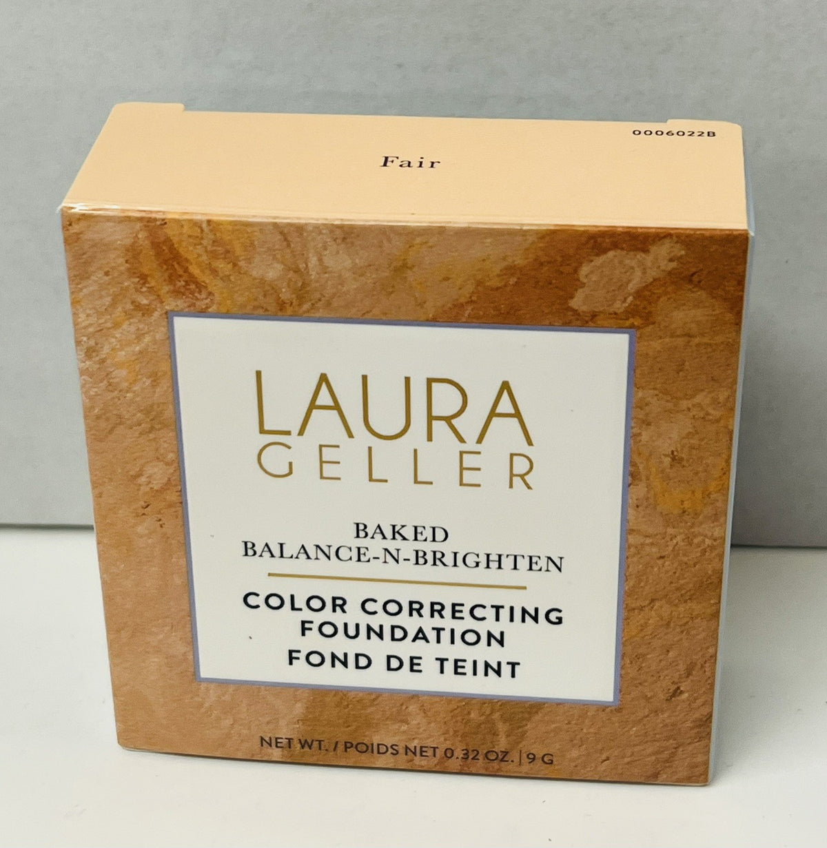 Laura Geller Baked Balance & Brighten Color Correcting Foundation FAIR 0.32 oz
