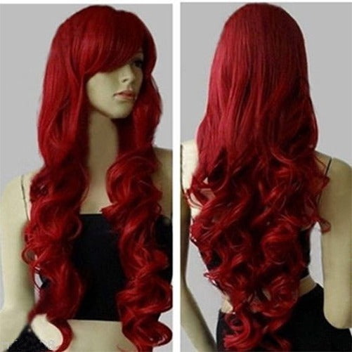 Long Ombre Wigs - Heat Resistant Synthetic Hair, Thick Full Wigs
