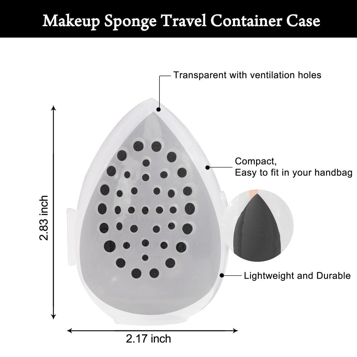 Makeup Sponge Set Blender Sponges Latex-Free Face Foundation Tools