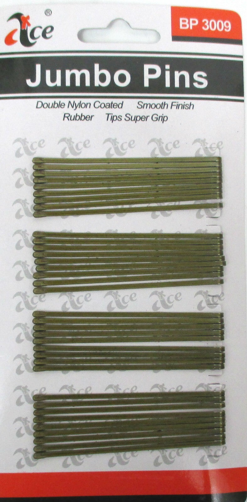 Hair Styling Boppins Pack of 2 - 1.75" Regular & 2.75" Jumbo Sizes, Double Coated