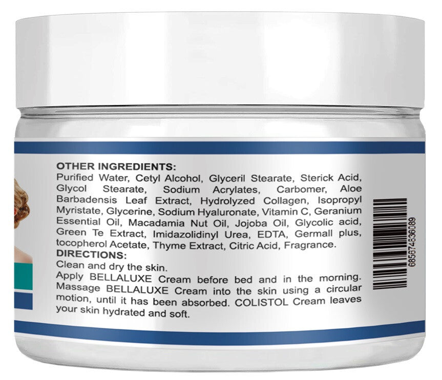 Collagen Cream with Hyaluronic Acid and Vitamin E for Face, Neck & Chest - 4oz Anti-Aging Moisturizer