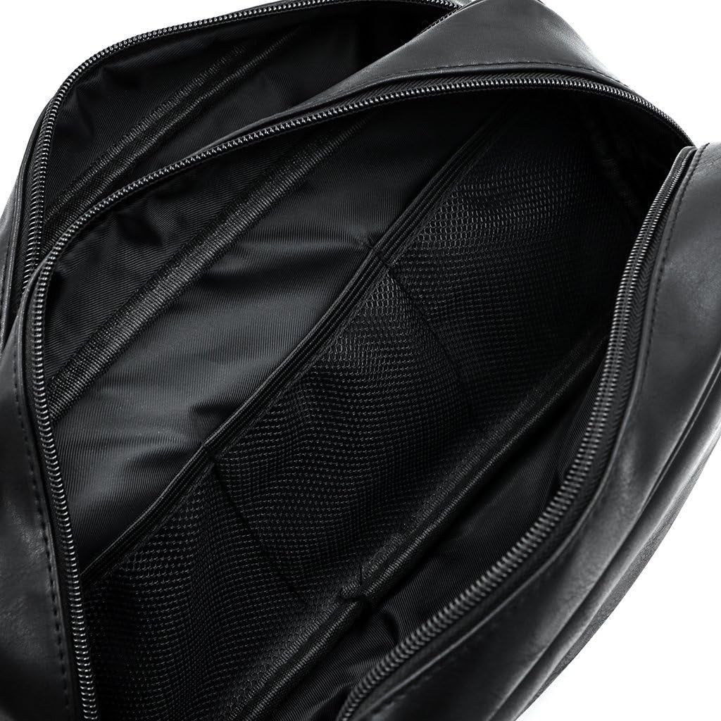 Travel Toiletry Bag Waterproof PU Organizer for Men Women
