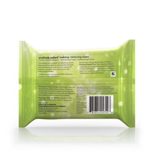 Oil-Free Makeup Removing Wipes for Face & Eyes - 25 Count