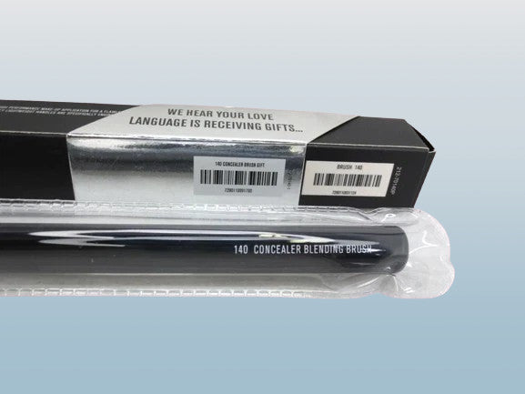 Concealer Blending Brush Set - Pack of 3 with White Scrunchie