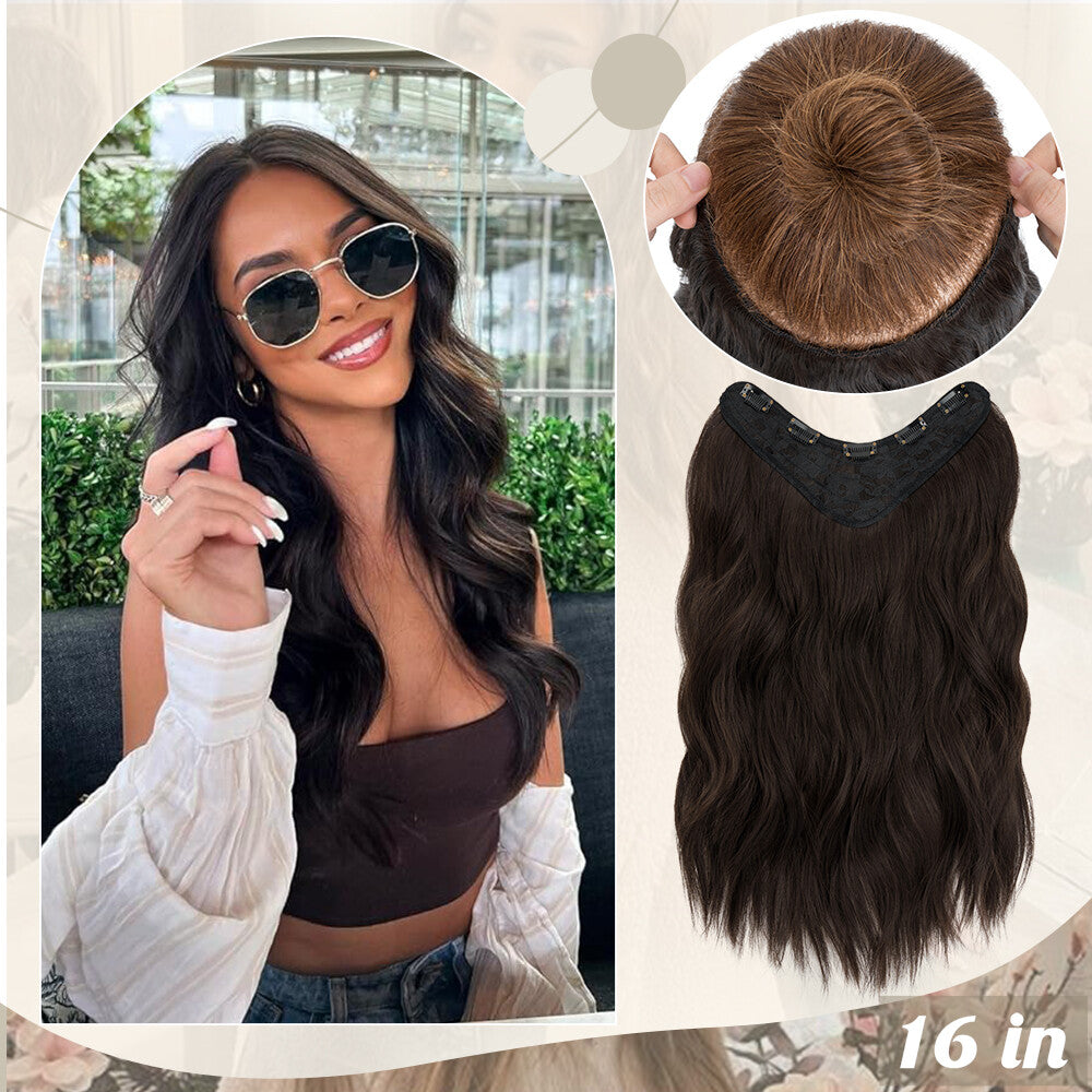 V-Shape & U-Part Clip-In Hair Extensions - Full Head Highlight, Multiple Lengths & Colors