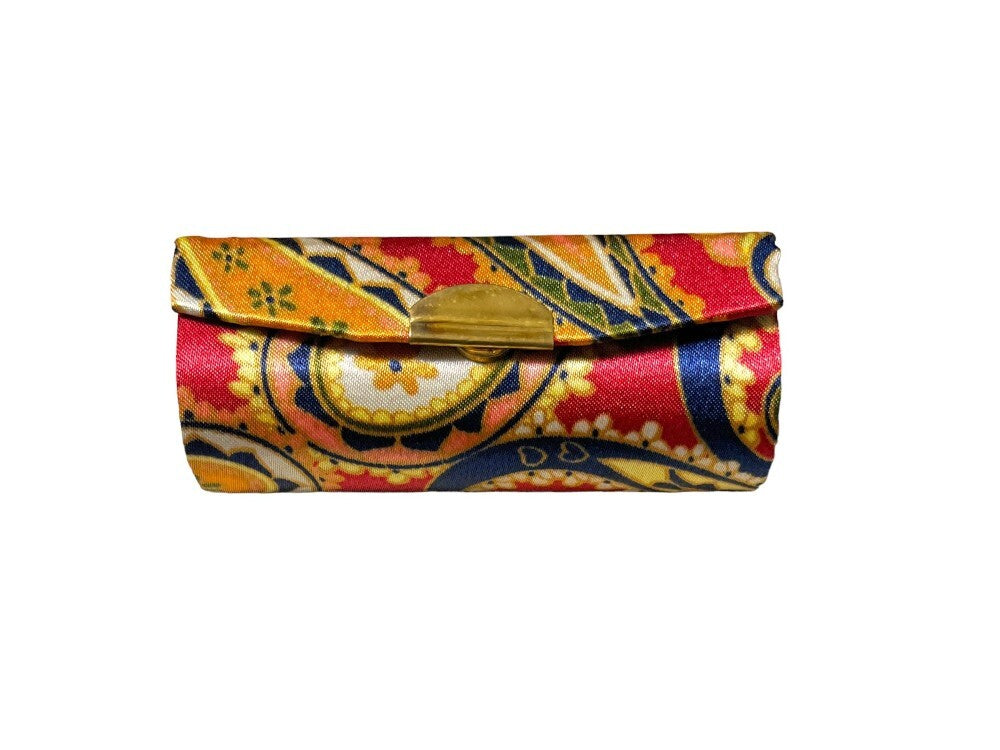 Colorful Lipstick Case Holder with Mirror - Compact Makeup Storage