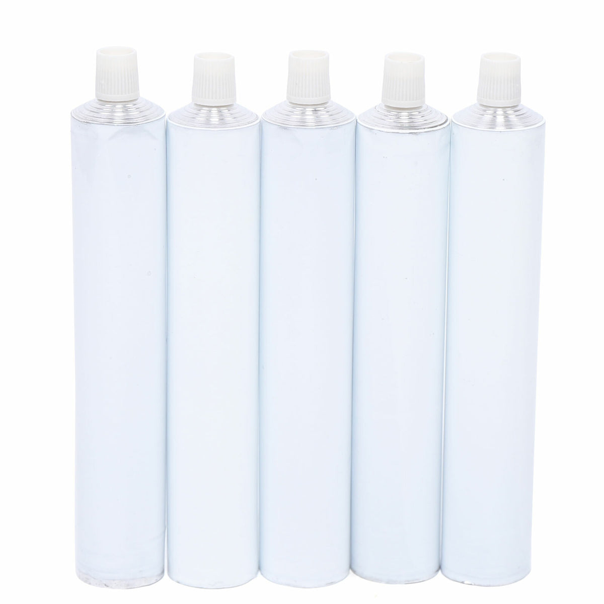 100 Pack Aluminum Travel Toothpaste Tubes Refillable Unsealing Containers