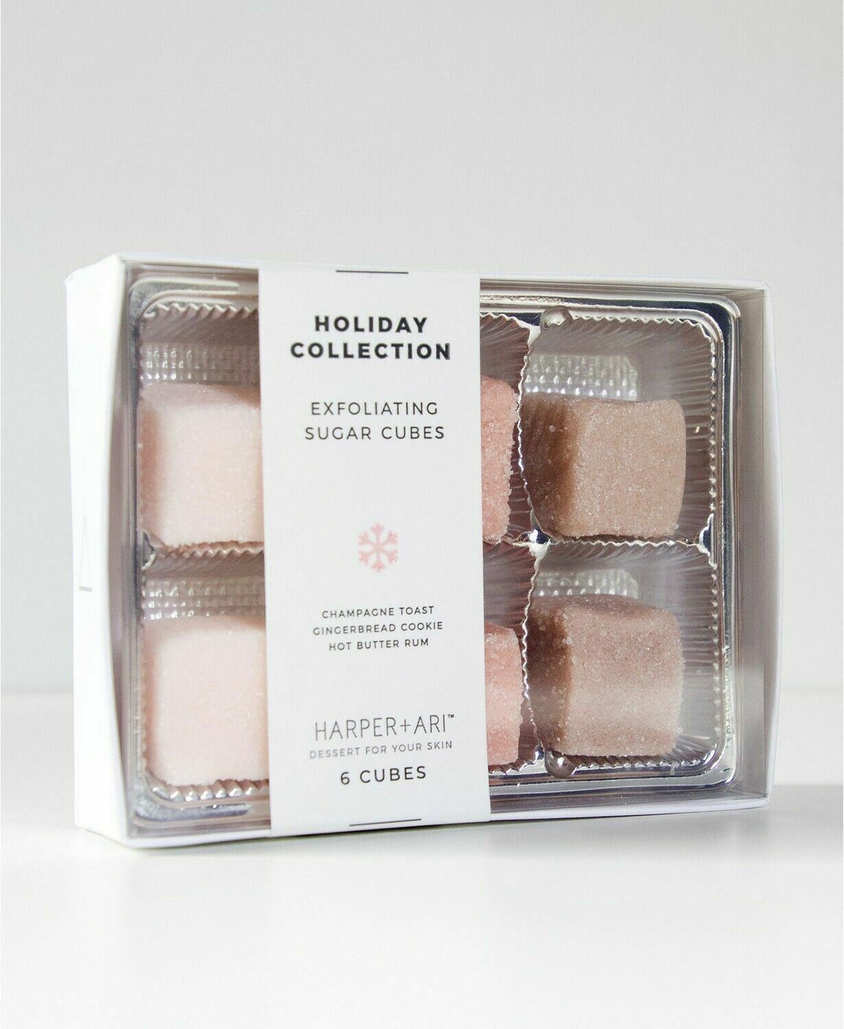 Holiday Exfoliating Sugar Cubes Set - Nourishing Body Scrub Gift