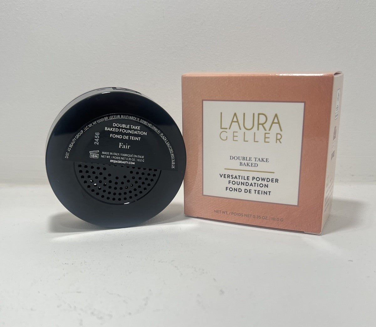 Laura Geller Double Take Baked Foundation FAIR 0.35oz Face Makeup