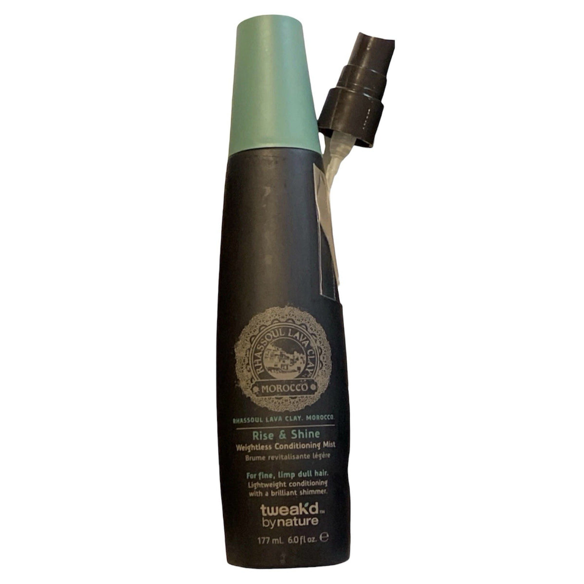 2 Pack Weightless Conditioning Mist with Pump - Rhassoul Hair Spray 6oz