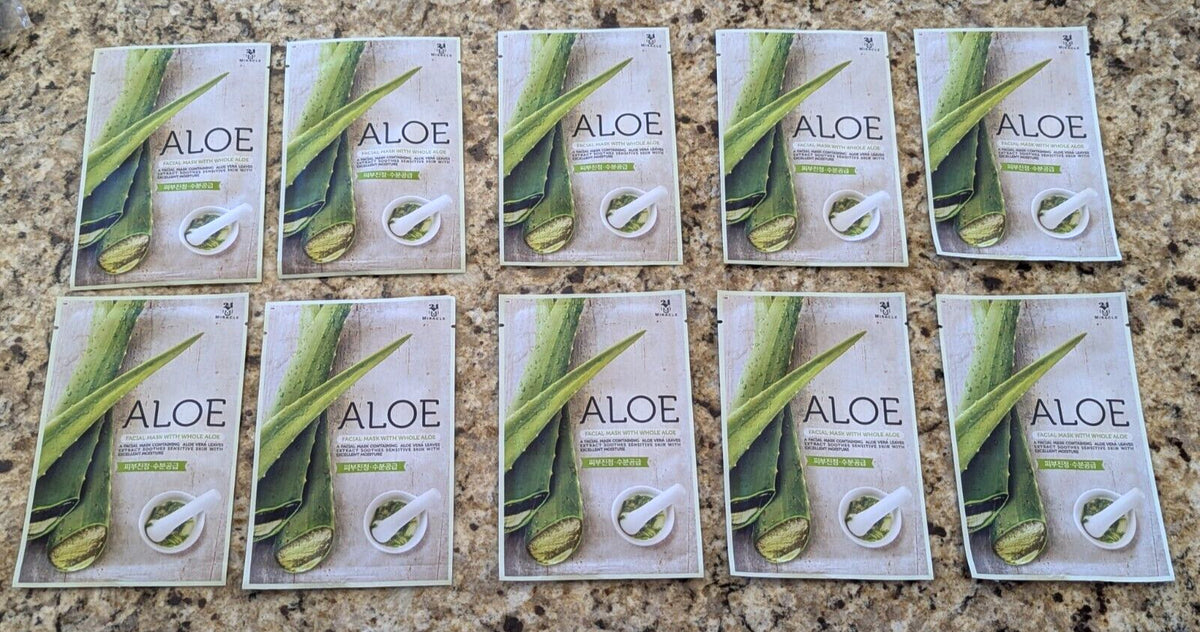 Aloe Facial Mask - Pack of 10