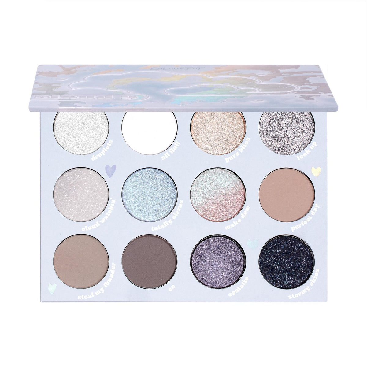 ColourPop Eyeshadow Palette with Matte, Metallic, Glitter & Sparkle Finishes - High-Pigment Eye Makeup