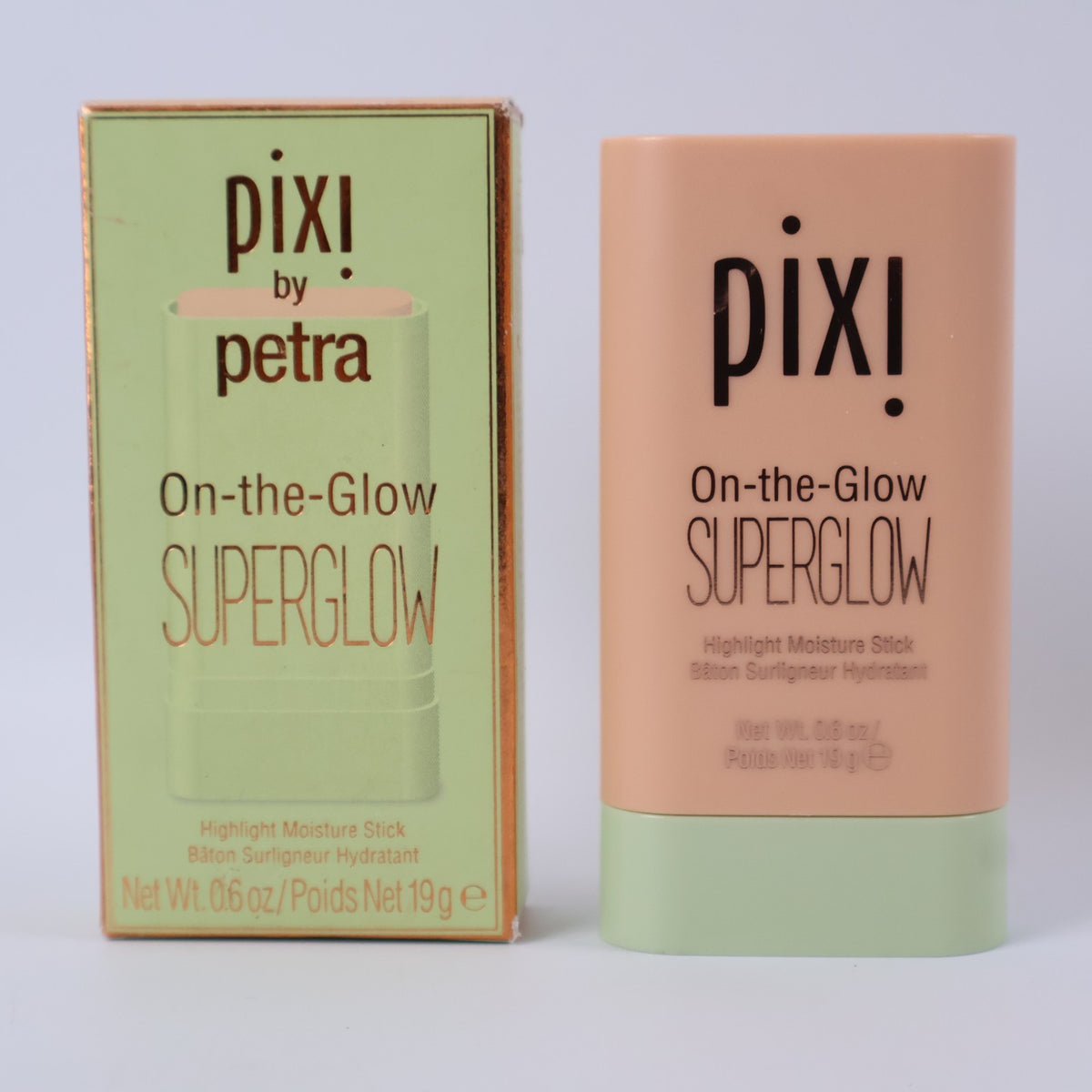 2pk Pixi On-the-Glow SuperGlow Hydrating Highlighter Stick, Natura