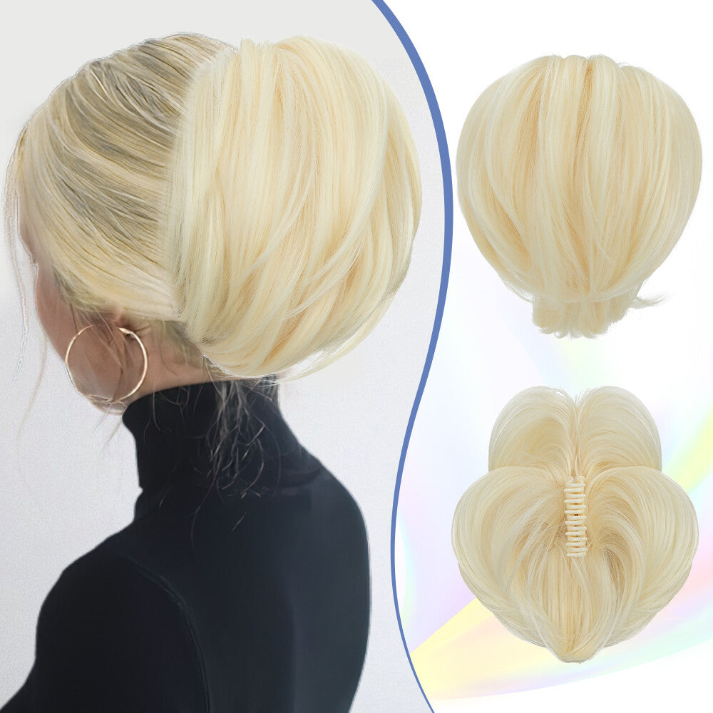 8-inch Short Claw Ponytail Hair Extension Clip for Messy Bun & Ponytail Styles