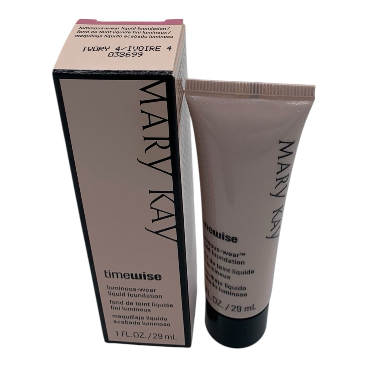 Mary Kay Luminous Foundation Ivory 4 - Full Size Face Makeup 1 Fl Oz