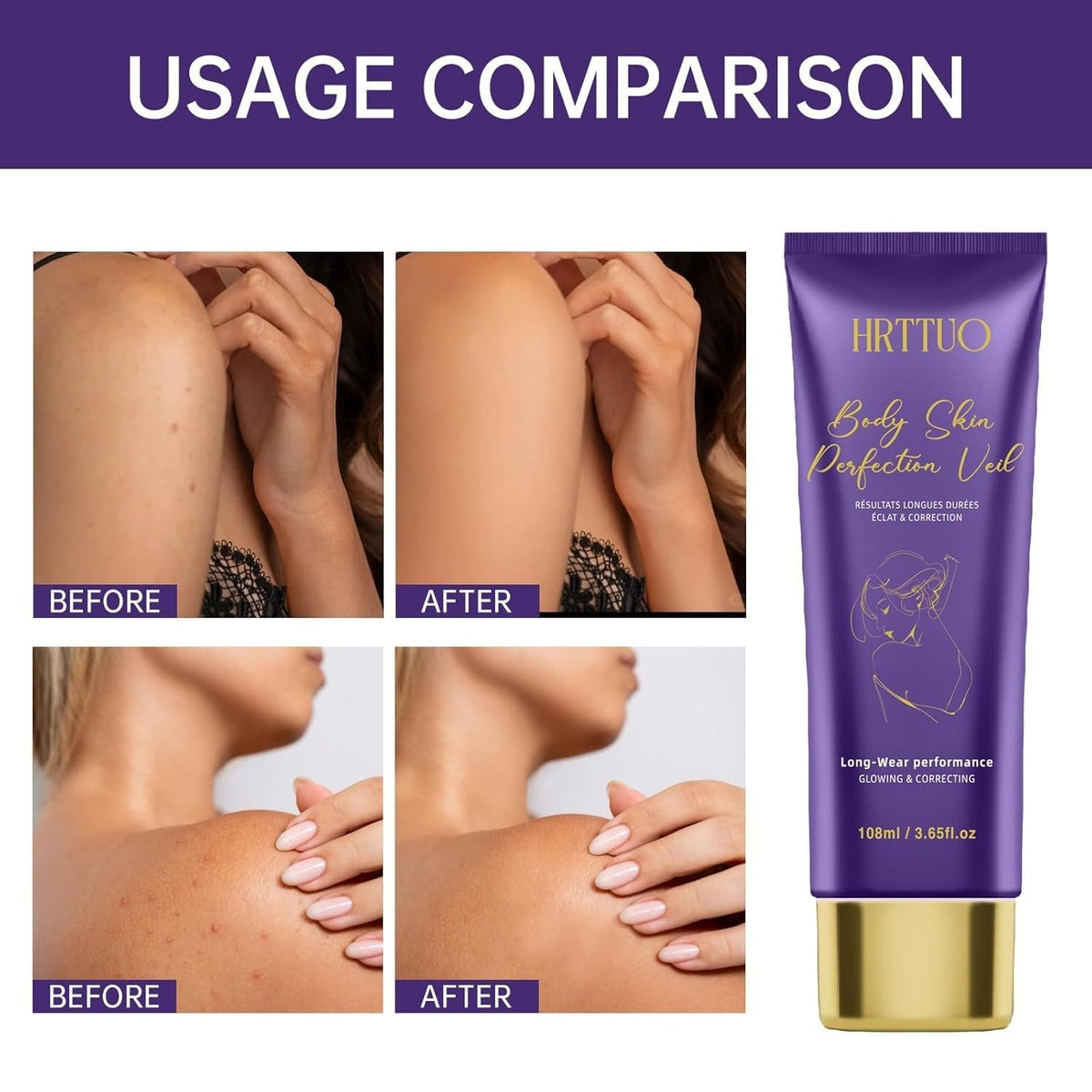 Waterproof Body Concealer for Tattoos & Scars - Full Coverage Makeup