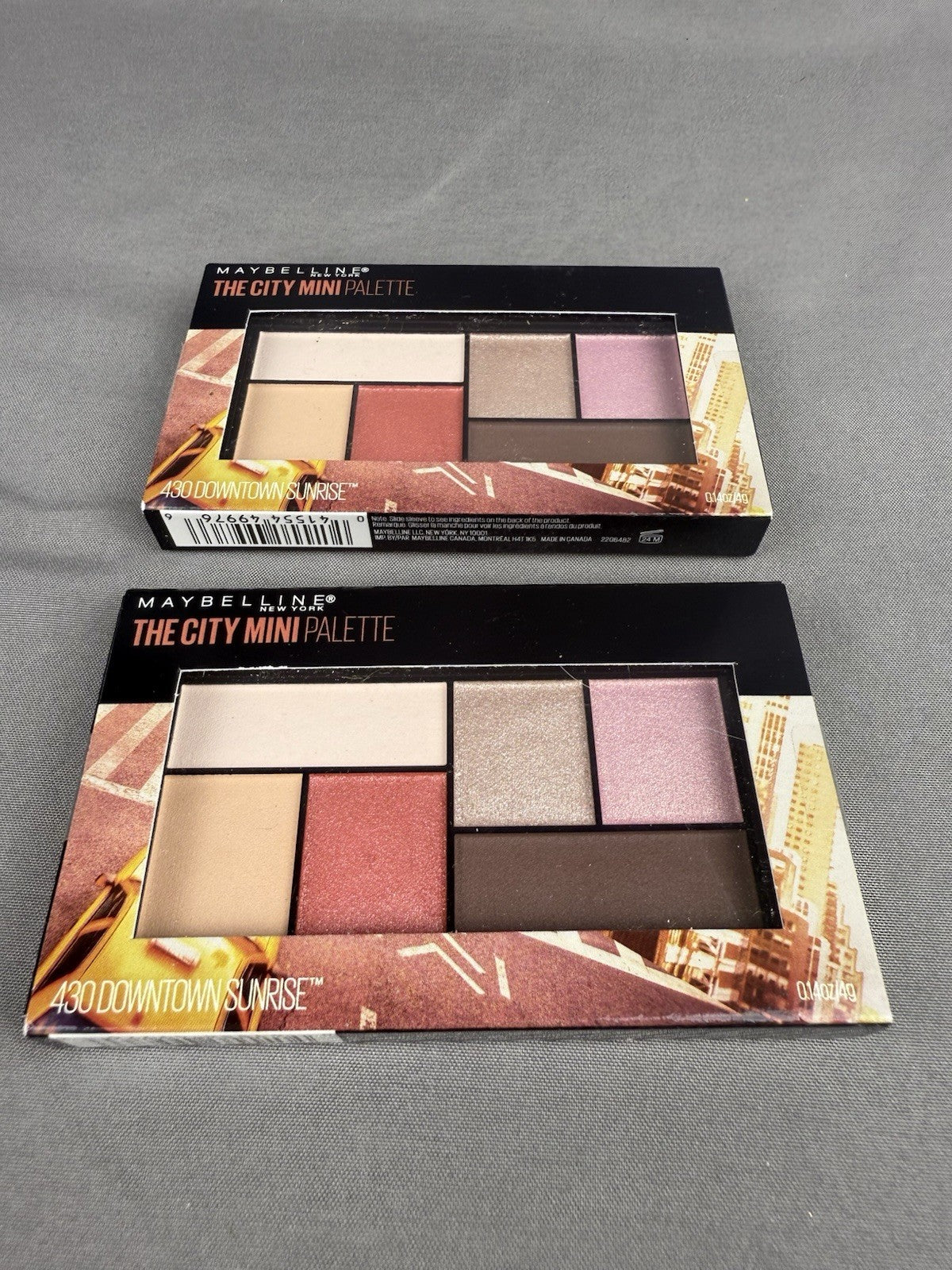 Maybelline City Mini Eyeshadow Palette Set - Downtown Sunrise, 0.14 oz, Duo