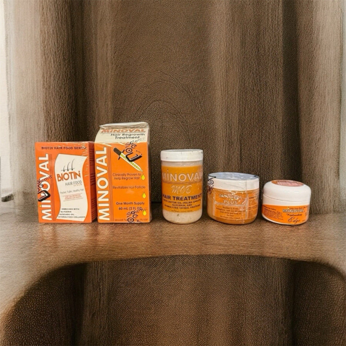 Minoval Hair Dropper + MOB treatment Plus Biotin Serum Edge