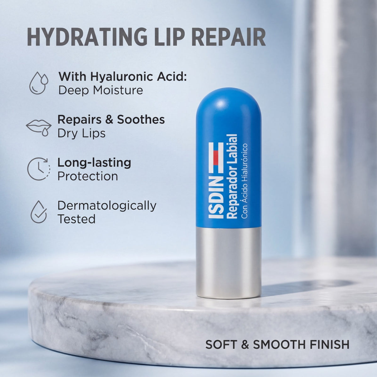 Hyaluronic Acid Lip Balm Stick 4g - 2 Pack Repair & Hydrate Lips