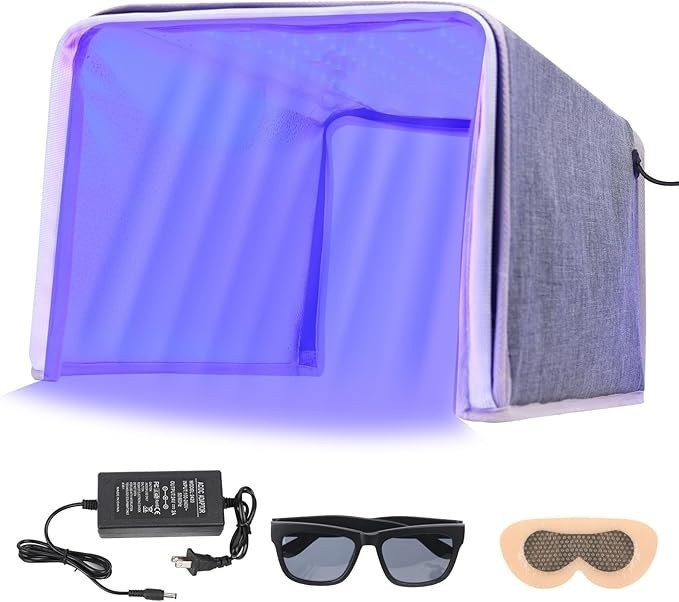Portable Blue Light Therapy Box with 144 LED Beads - Safe & Effective Light Treatment