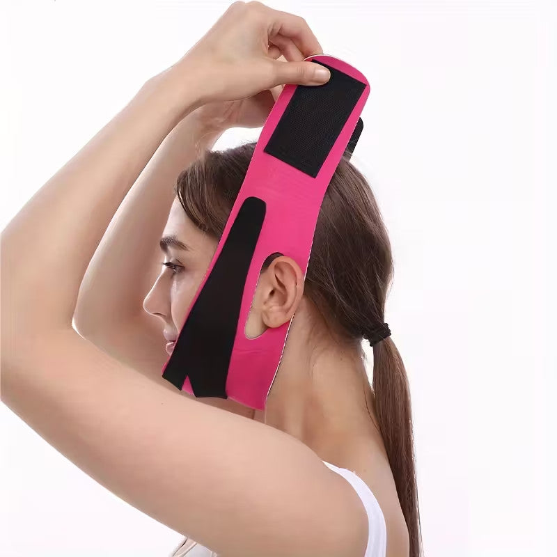 Elastic Face Lifting Belt for V Line Slimming and Double Chin Reduction