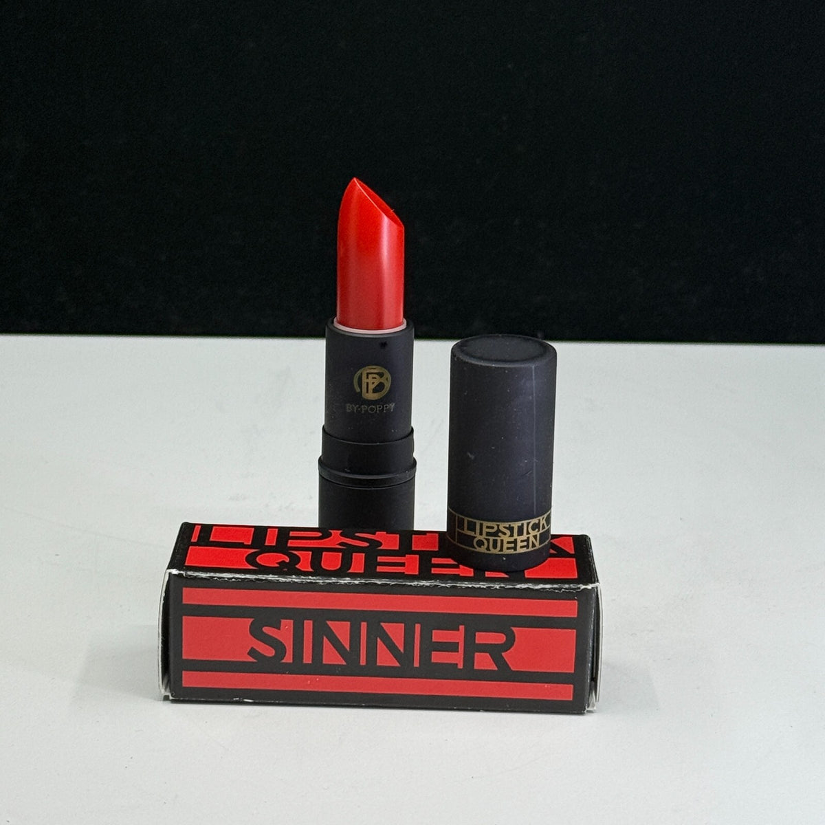 Lipstick Queen Sinner Fire Red Lipstick 0.12 oz New In Box