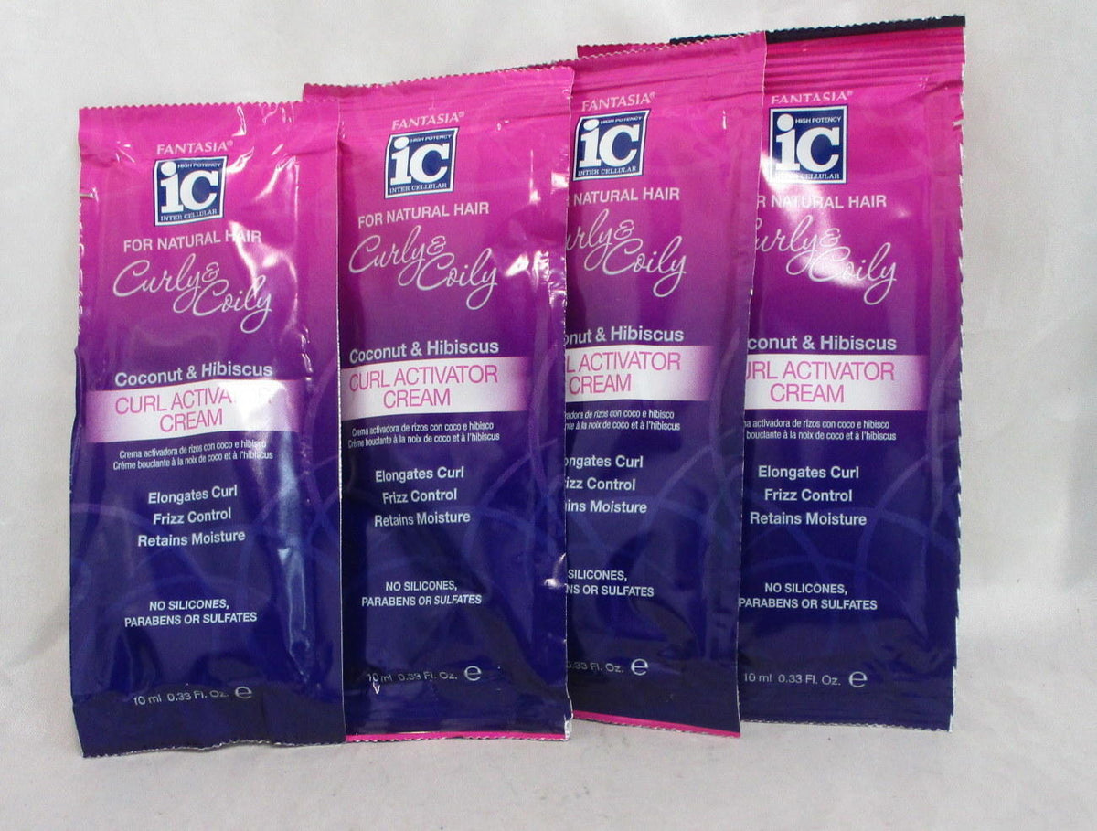 Curl Activator Cream Pack - Hydrating Coily & Curly Hair Treatment, 50 Packets