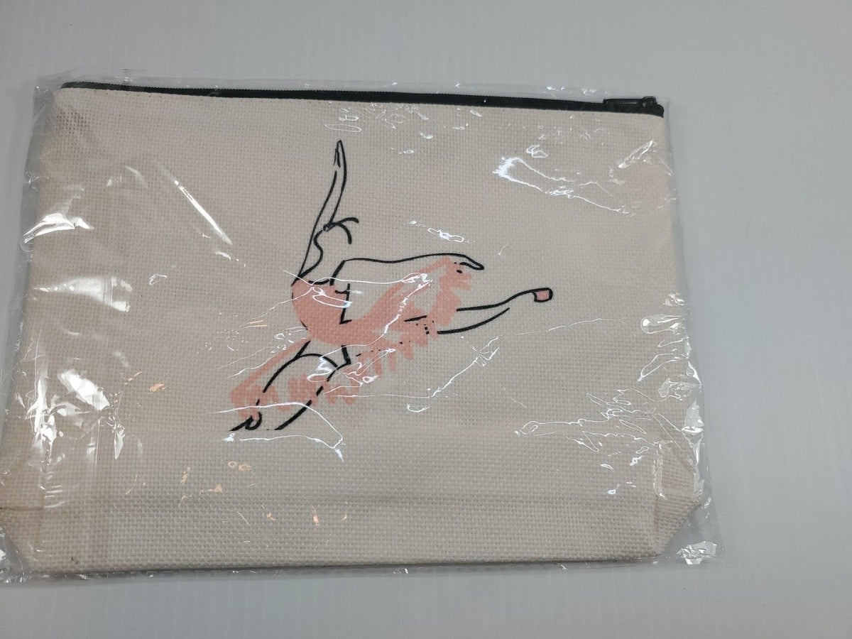 Ballerina Dancer Cosmetic Bag for Makeup & Toiletries - Unbranded