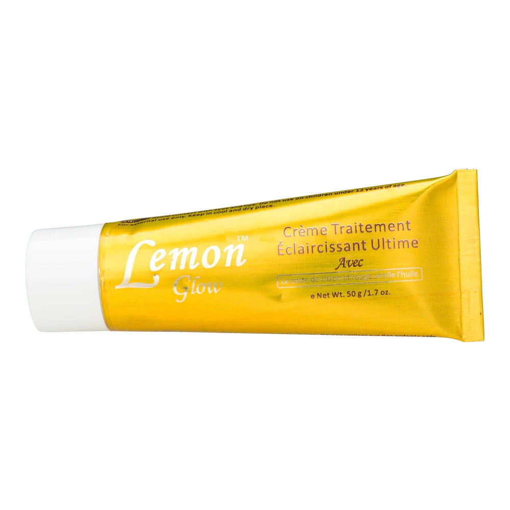 Lemon Glow Skin Brightening Treatment Cream with Lemon Peel & Lingonberry Oil - 1.7 oz