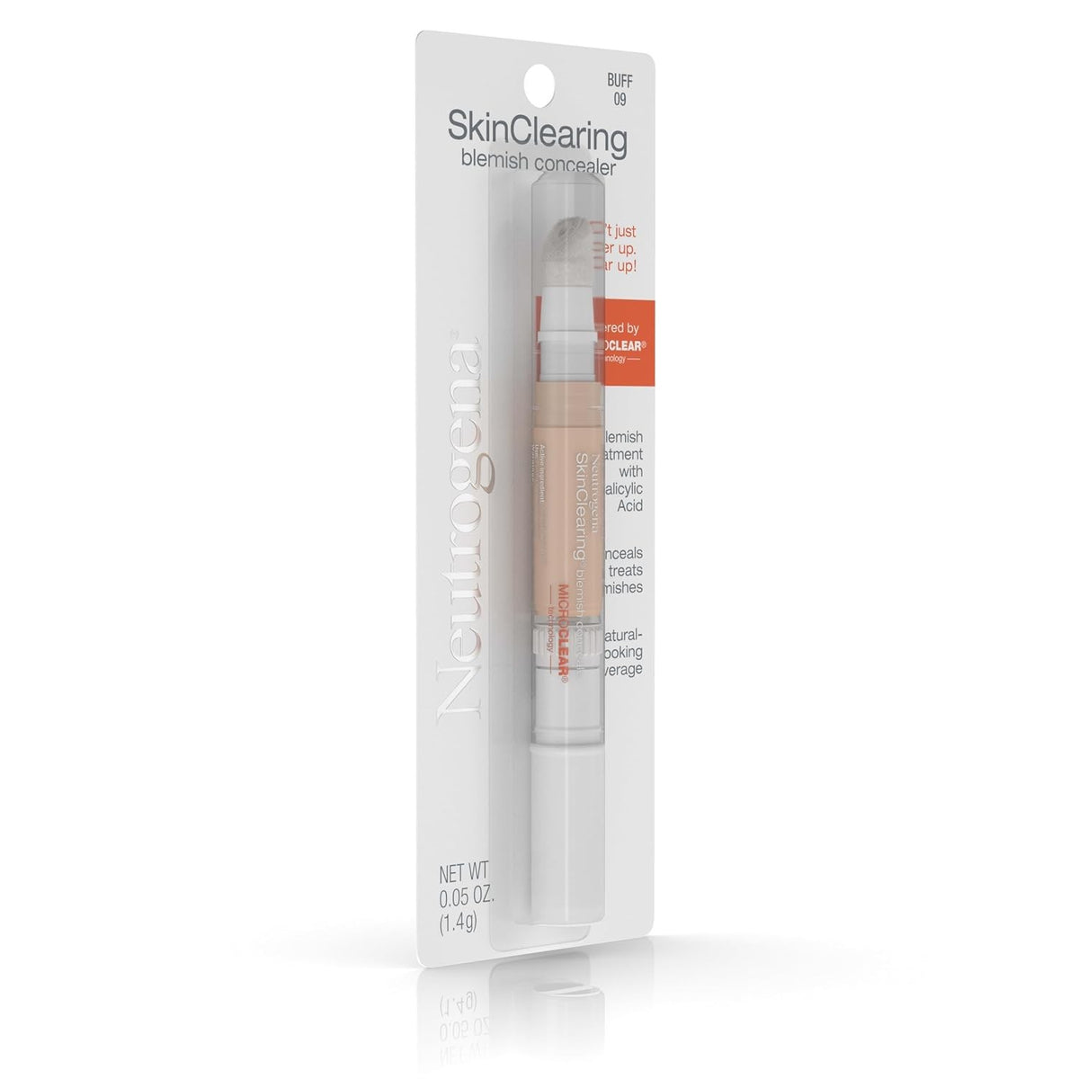 Face Concealer for Acne-Prone Skin with Salicylic Acid - Buff 09, 0.05 oz