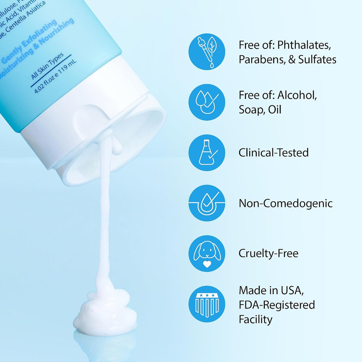 Brightening Peeling Gel with Cellulose Rice Papaya Hyaluronic Acid