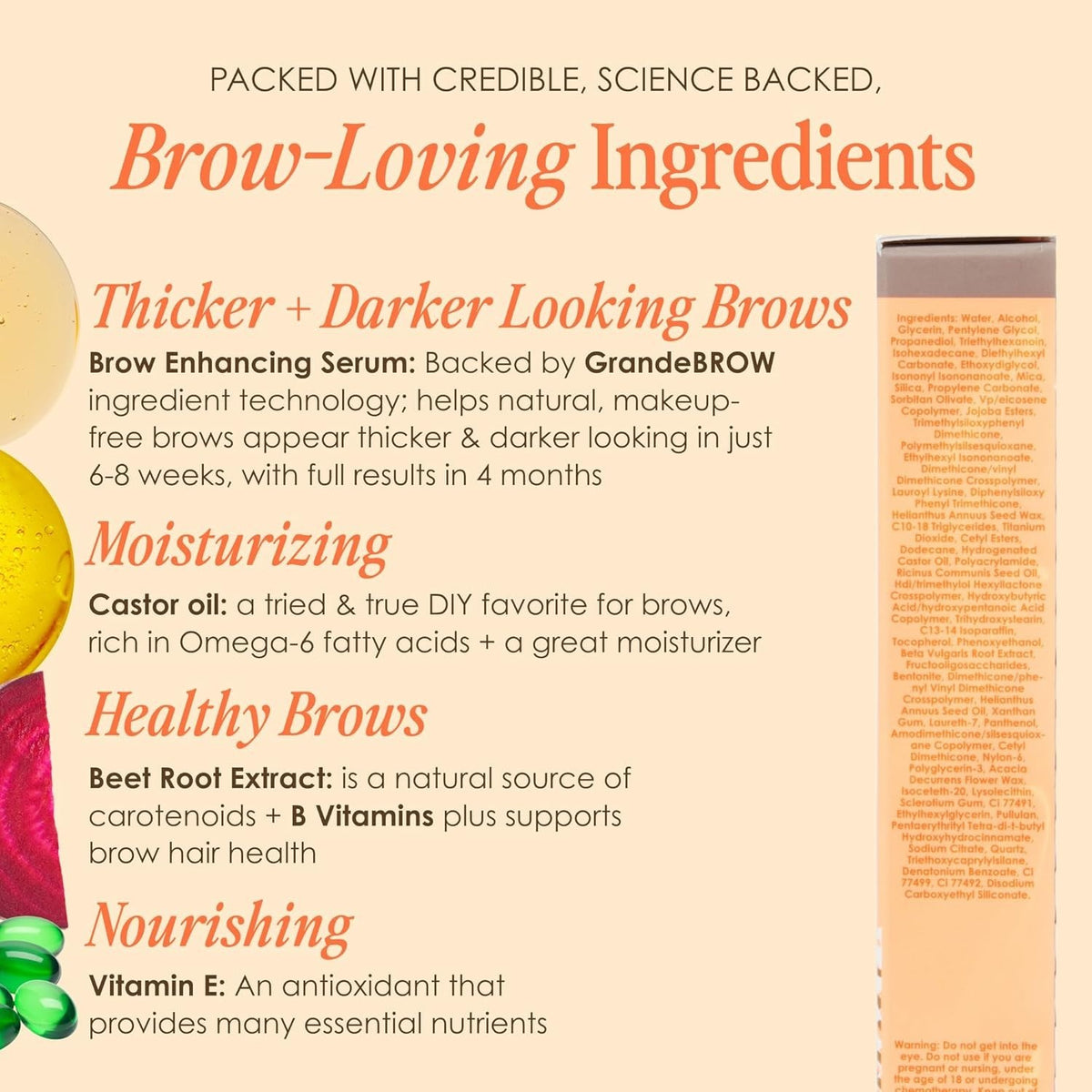 2-in-1 Brow Gel and Enhancing Serum for Thicker, Natural-Looking Brows - Auburn