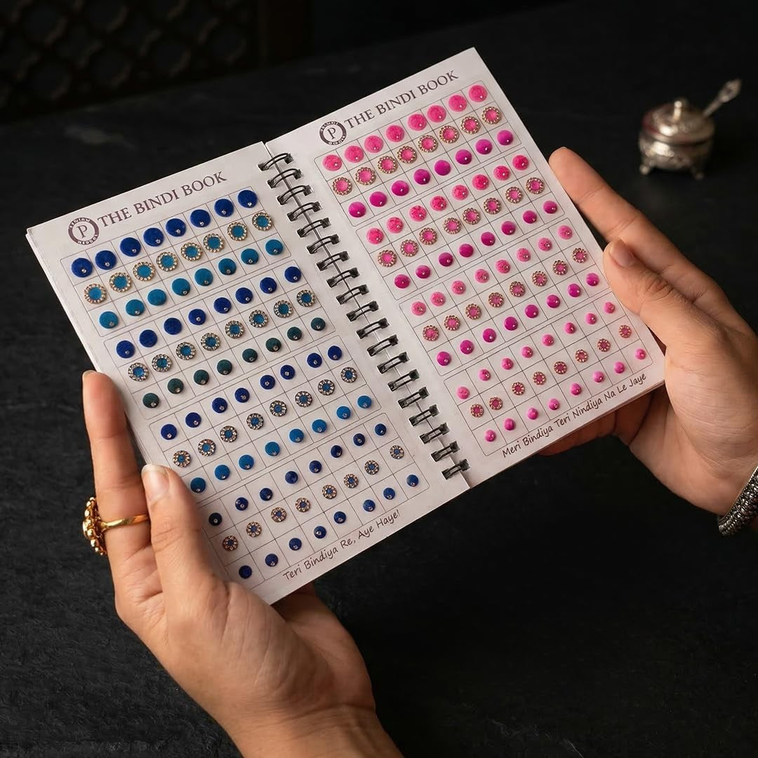 Multicolor Self-Adhesive Bindi Book for Women - Reusable Fashion Accessories