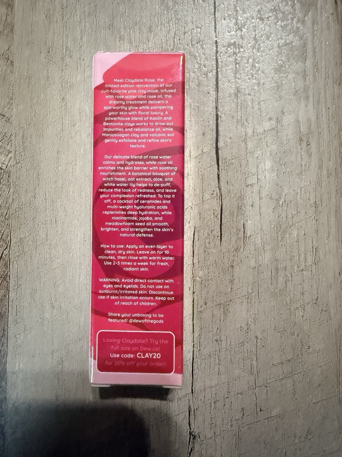 Rose Hyaluronic Clay Mask 15ml