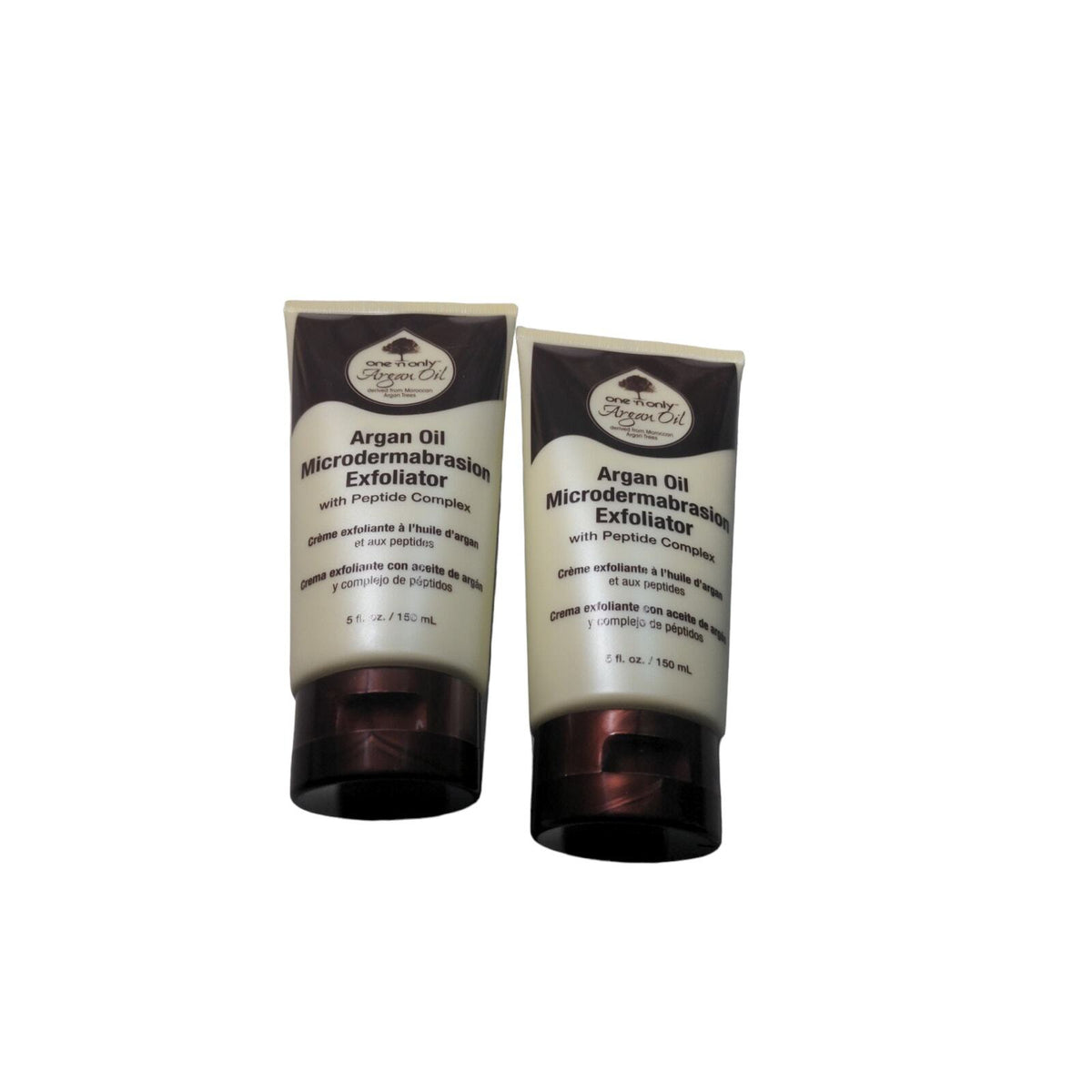 Lot of 2 One 'n Only Argan Oil Microdermabrasion Exfoliator 5 oz