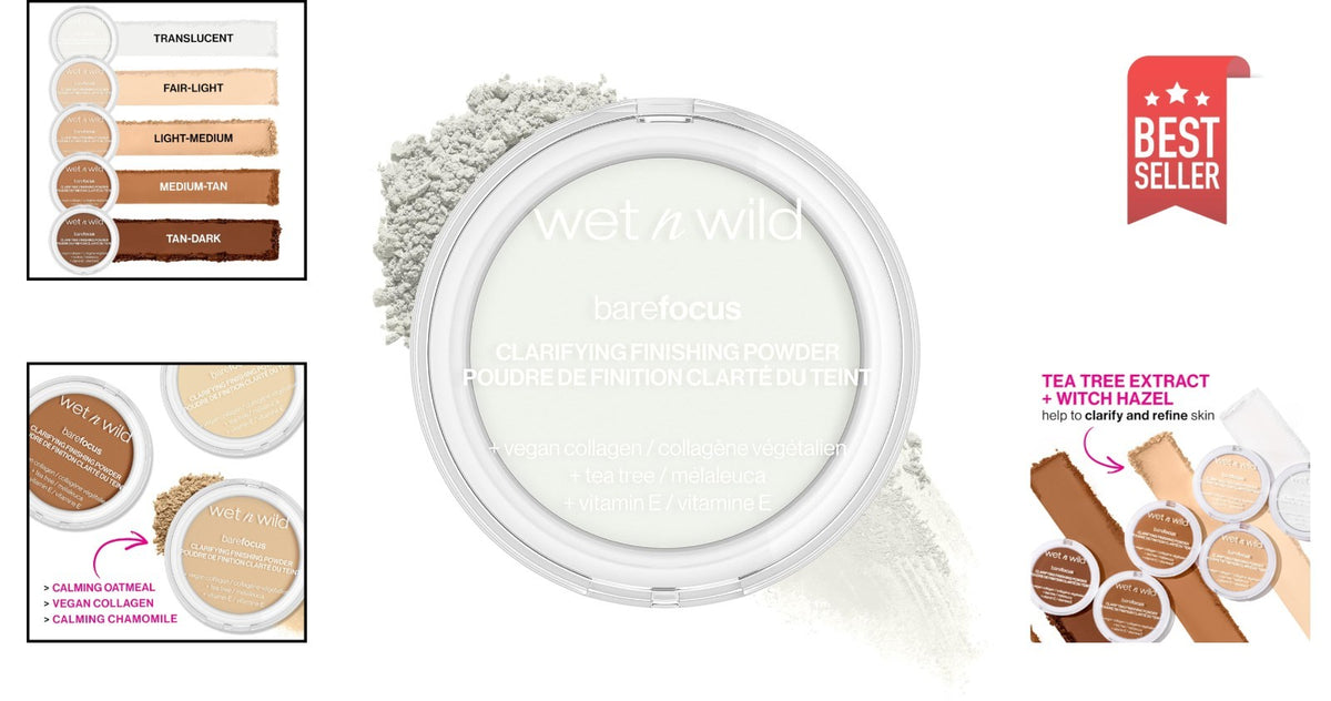Translucent Clarifying Finishing Powder with SPF 10 - Light Coverage