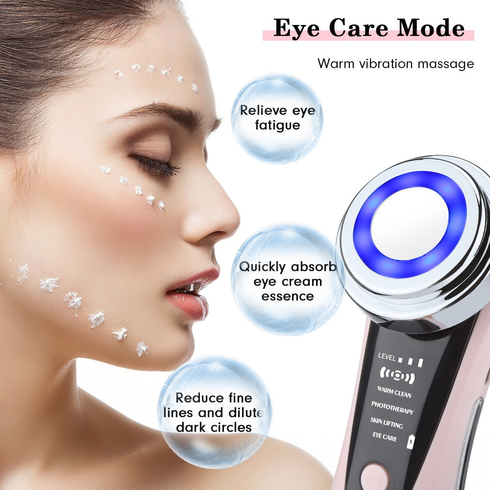 Multifunctional Facial Skin Care Massager with Light Therapy & Eye Care
