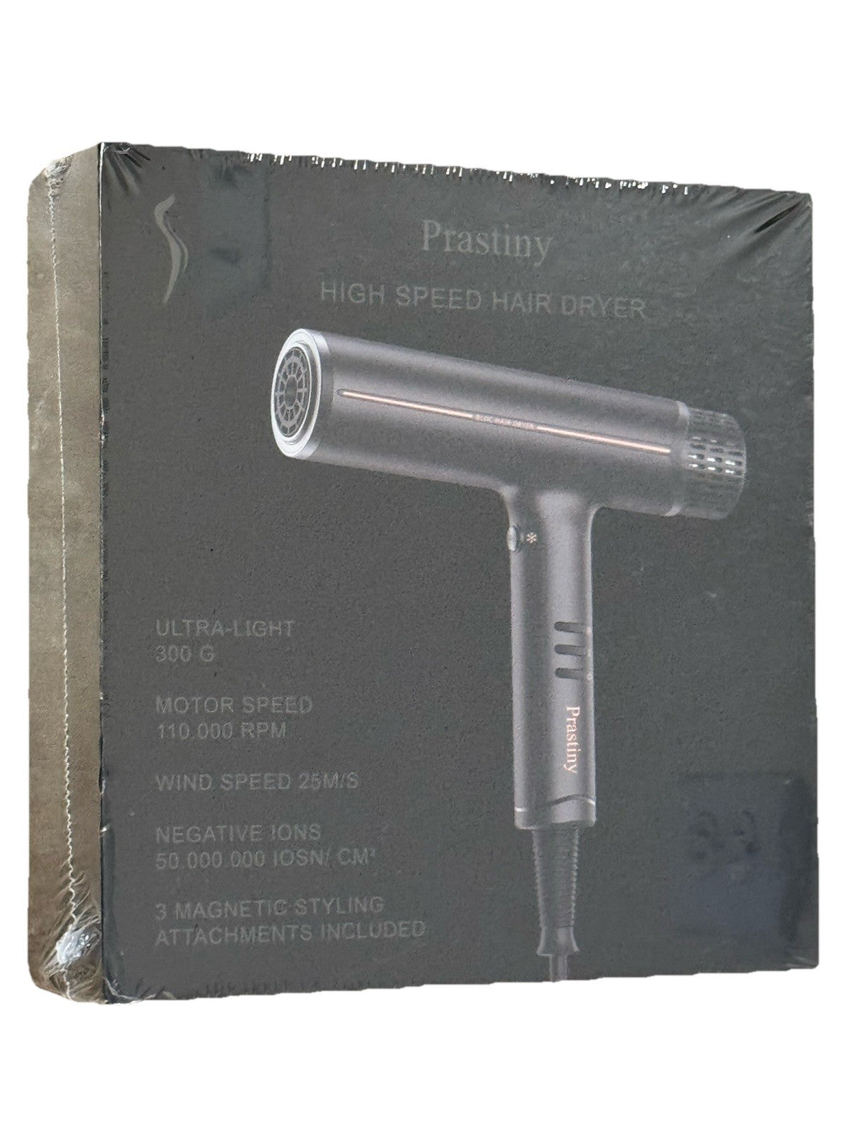 Professional Ionic Hair Dryer with Diffuser - High Speed Lightweight Styling Tool